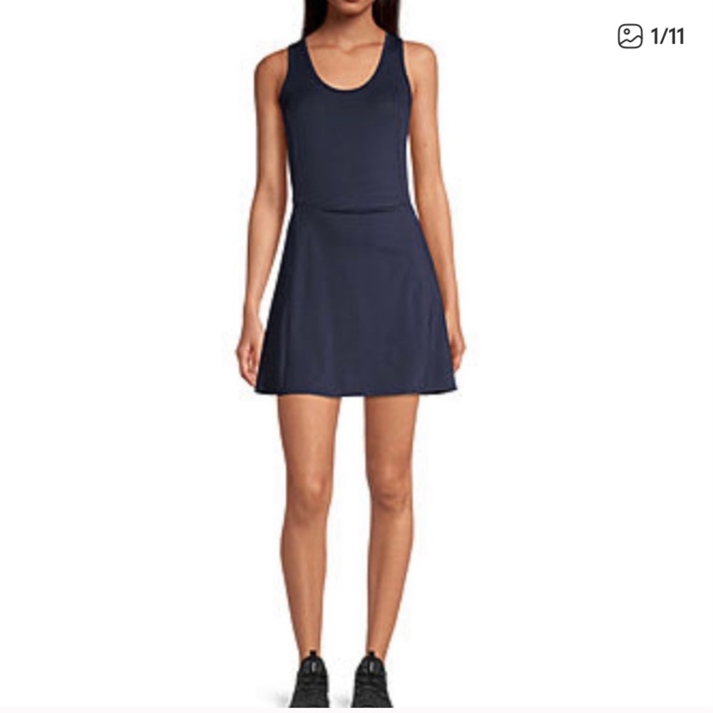 Xersion Navy Blue Quick-Dri Tennis Dress/Skort Size M